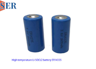높은 온도 3.6V 원자력 Li Socl2 배터리 ER14335 2/3AA 크기 ER14335S 추적 TPMS 제품