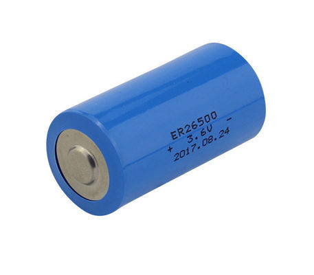 3.6V Er26500 SPC1520 Li Socl2 1 차적인 리튬 전지 비 - IOT 미터를 위한 재충전용 8500mAh