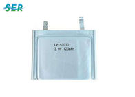 CP502525 3.0V 박판 가요성 배터리, RFID / 전자 완구를 위한 평평한 리튬 이온 배터리 팩