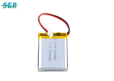 PCB / 와이어와 긴 수명 충전식 리튬 폴리머 603450 3.7V 3300 mah