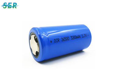 플래시 조명을 위한 대용량 재충전이 가능한 리튬 이온 배터리 3.7V 3200mAh Ｄ 26500 사이즈 원통형 셀
