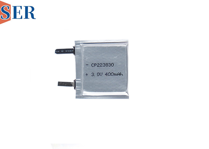 사용자 지정 충전되지 않는 포지 셀 리엠노2 배터리 CP223830 3.0V 400mAh 착용 장치