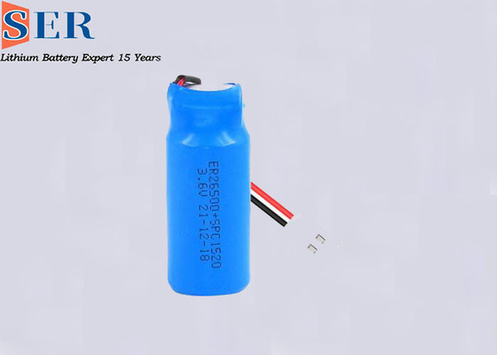 3.6V Er26500 SPC1520 Li Socl2 1 차적인 리튬 전지 비 - IOT 미터를 위한 재충전용 8500mAh