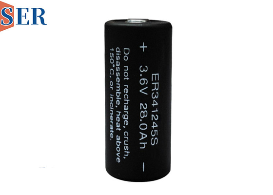 안정적인 리 SOCl2 배터리 3.6V 28000mAh DD Er341245S 석유 파구용