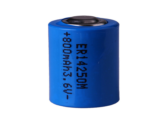 CNC 공작 기계류를 위한 LS14250M Li SOCl2 리튬 일차 전지 1/2AA R6 사이즈 ER14250M 800mAh