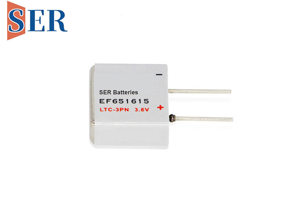 4 Ｕ 솔더핀과 400mAh EF651615 프리즘 Li SOCL2 배터리