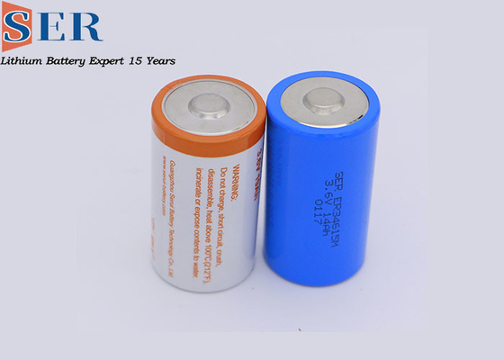 ER48660 3.6V 리튬 버릴 수 있는 ER Li SOCL2 전지는 실린더 형상을 특화합니다